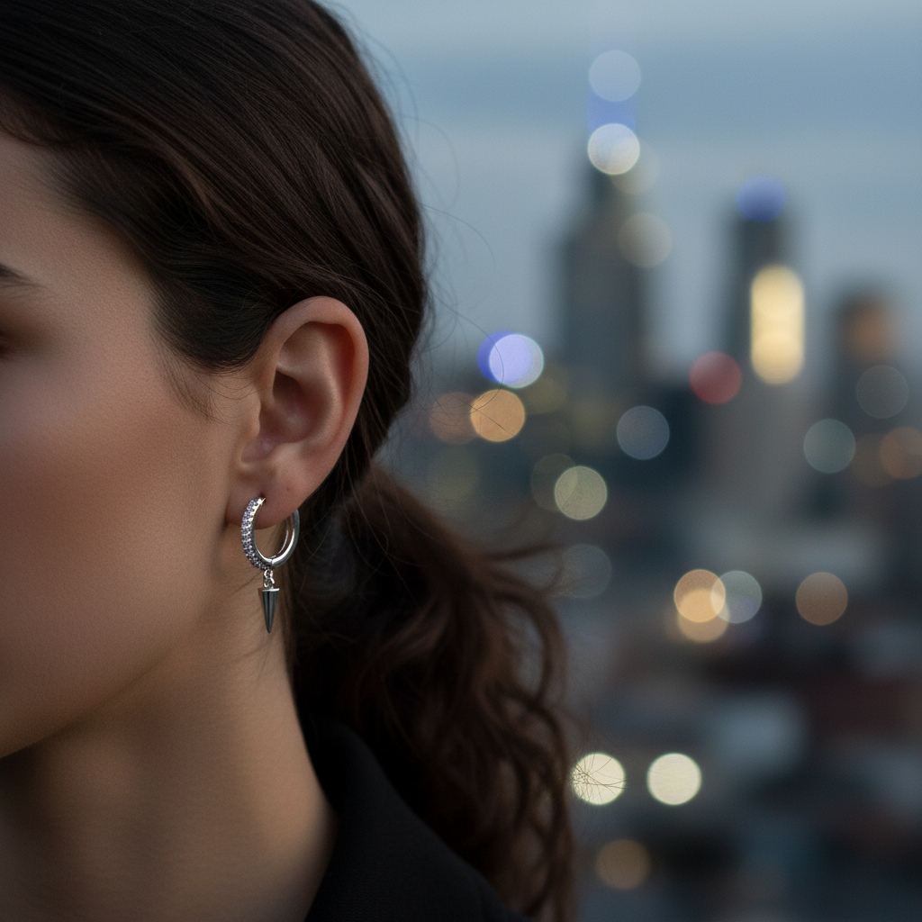Zircon Drop Hoop Earrings Star 
Moon Cross Evil Eye Animal Gold Plated 
With Earring Post Fashion