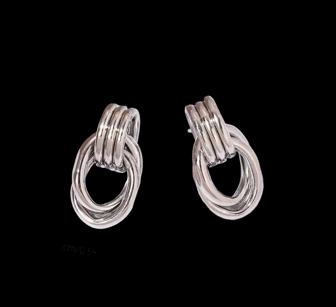 Silver Multi-Hoop Earrings