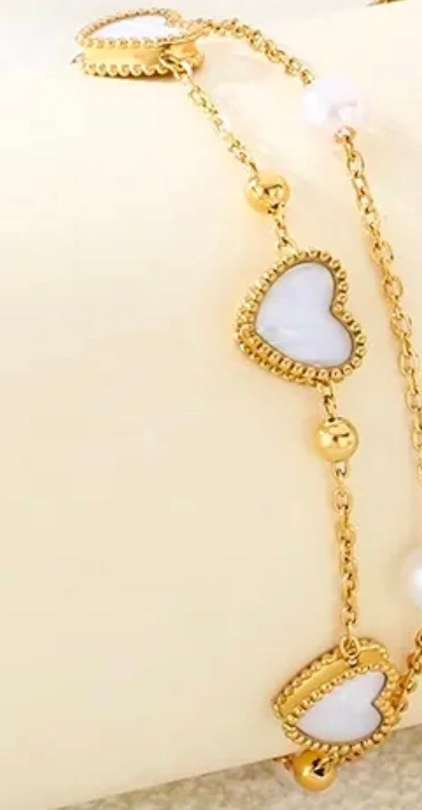 Gold Double Layer Ocean Bracelet