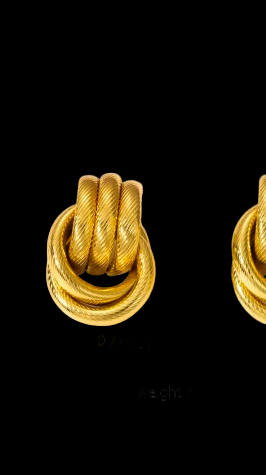 Gold Multi-Hoop Overlapping Earrings
