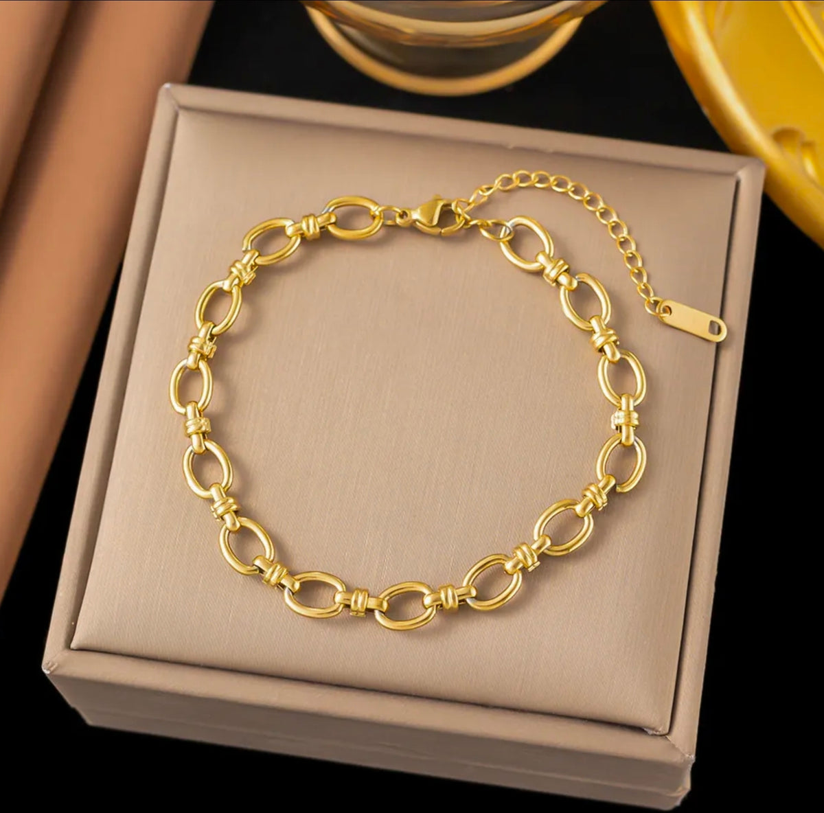 Titanium Steel 18K Gold Plated 
Bracelet For Women Fashion Luxury 
Stainless Steel Heart Butterfly Shell 
Rhinestone Charm Bracelet Jewelry Gift