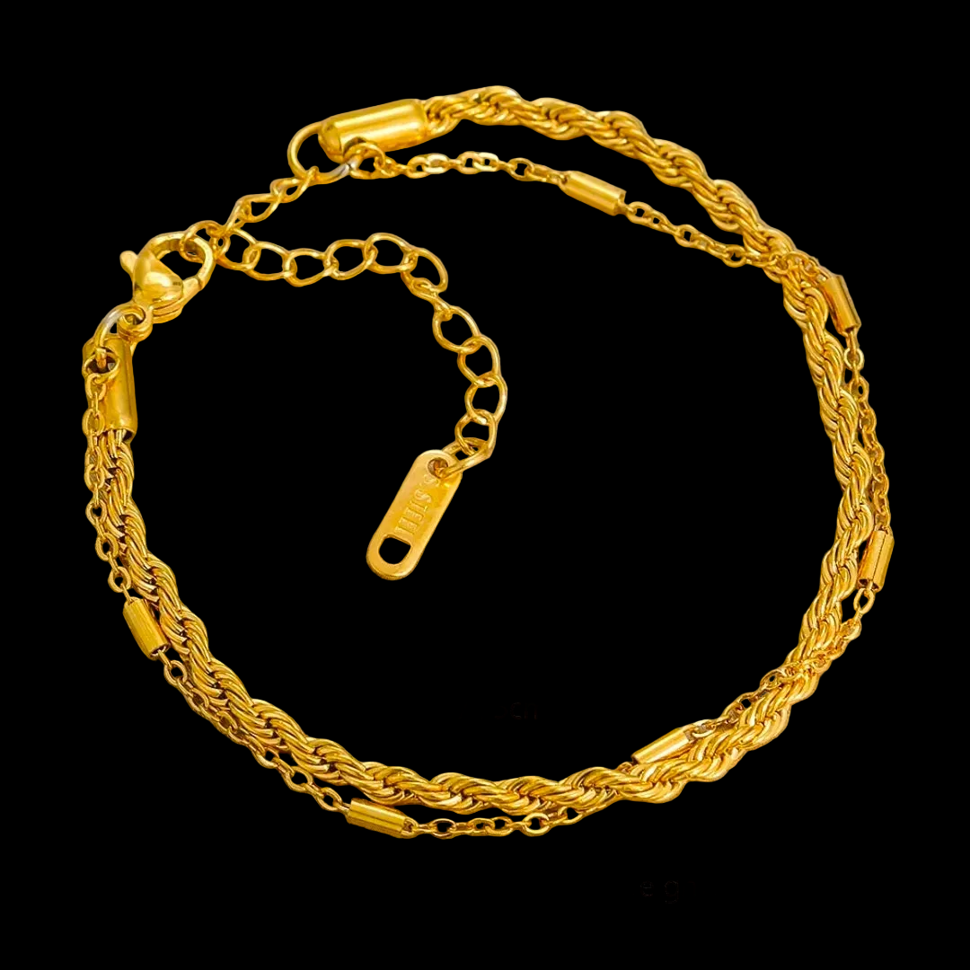 Minimalist Stainless Steel Bracelet 
18K Gold Plated Chain For Women Men 
Unisex Versatile Fashion Jewelry Gift 
Adjustable Snake Ro