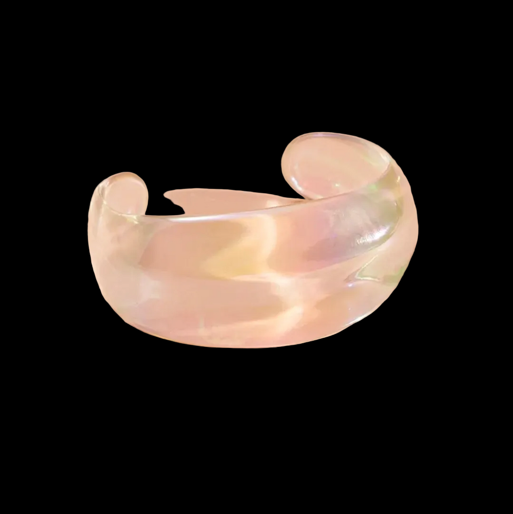Iridescent Aurora Double Layer Bangle