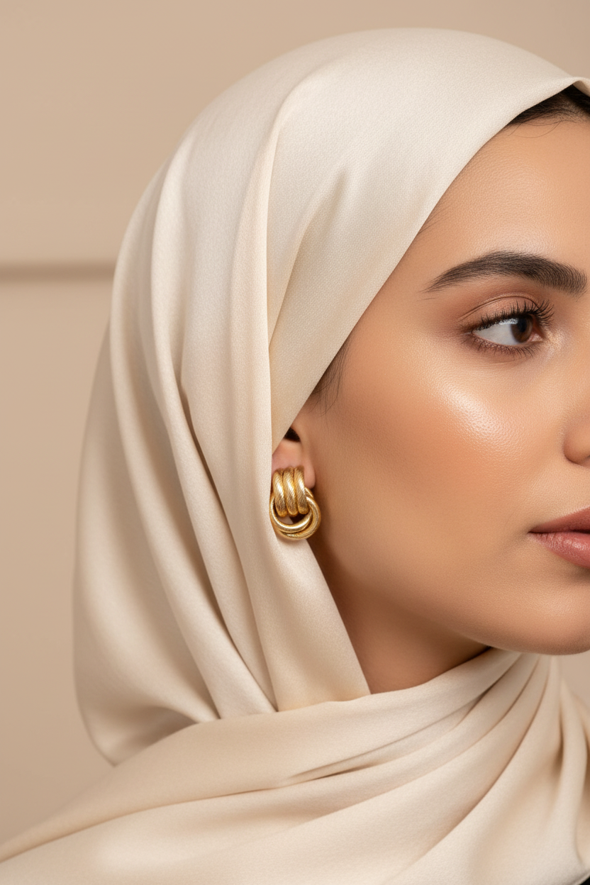 Gold Multi-Hoop Overlapping Earrings
