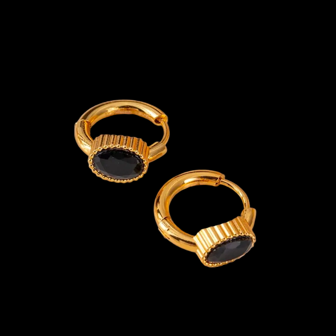 Vintage Stainless Steel Hoop 
Earrings Colorful Cubic Zirconia Heart 
Star Geometric Dangle Fashion Jewelry 
Gifts For Women