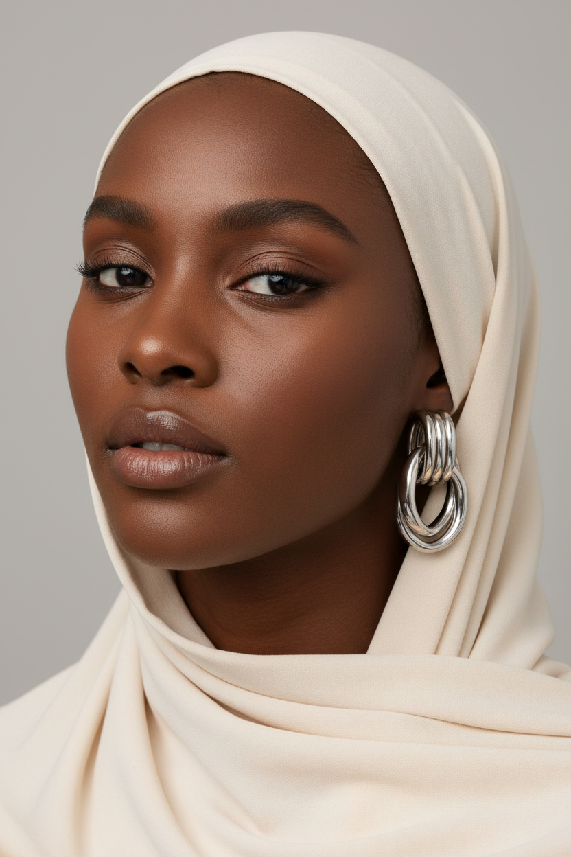 Silver Multi-Hoop Earrings