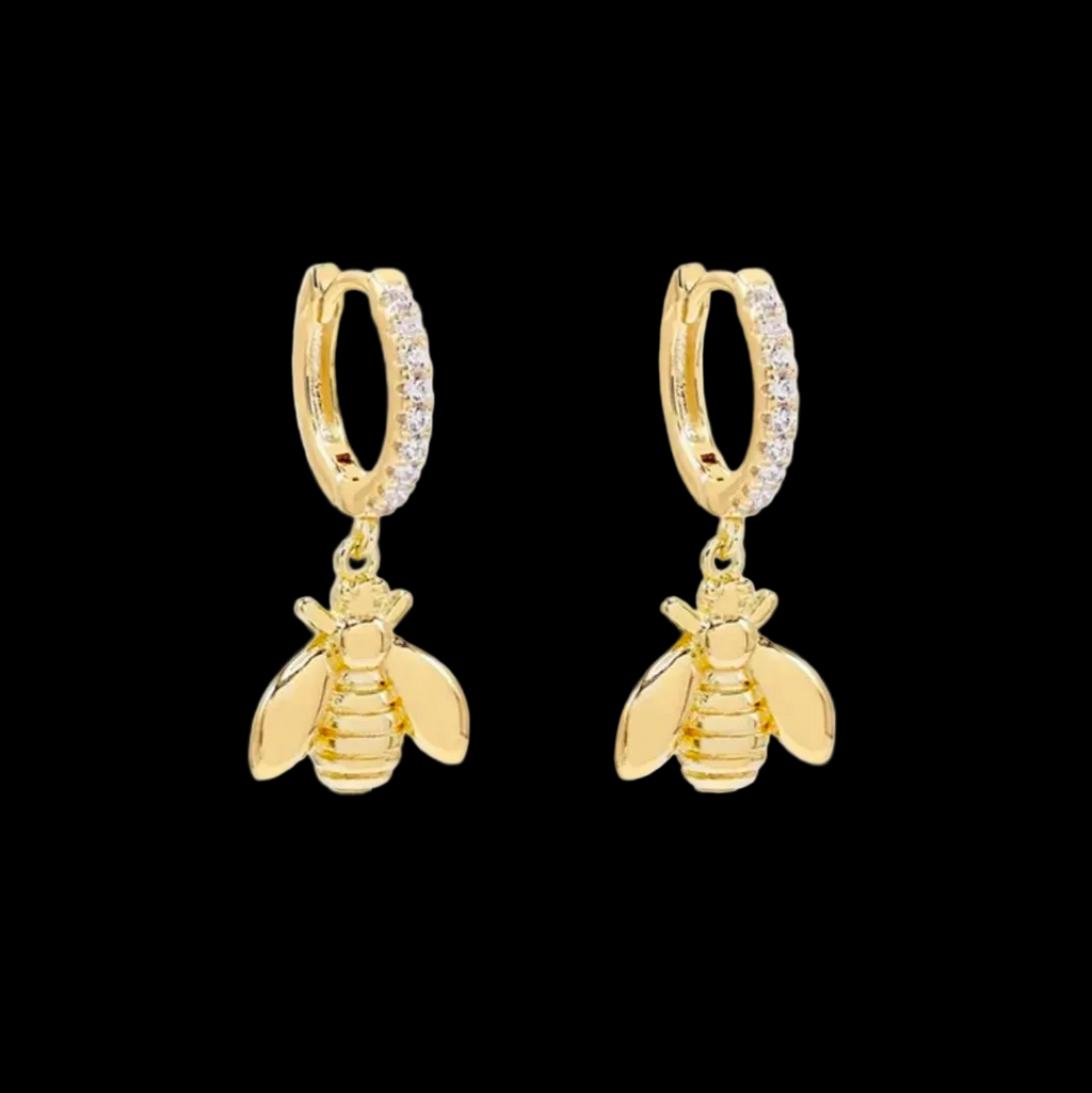 Zircon Drop Hoop Earrings Star 
Moon Cross Evil Eye Animal Gold Plated 
With Earring Post Fashion
