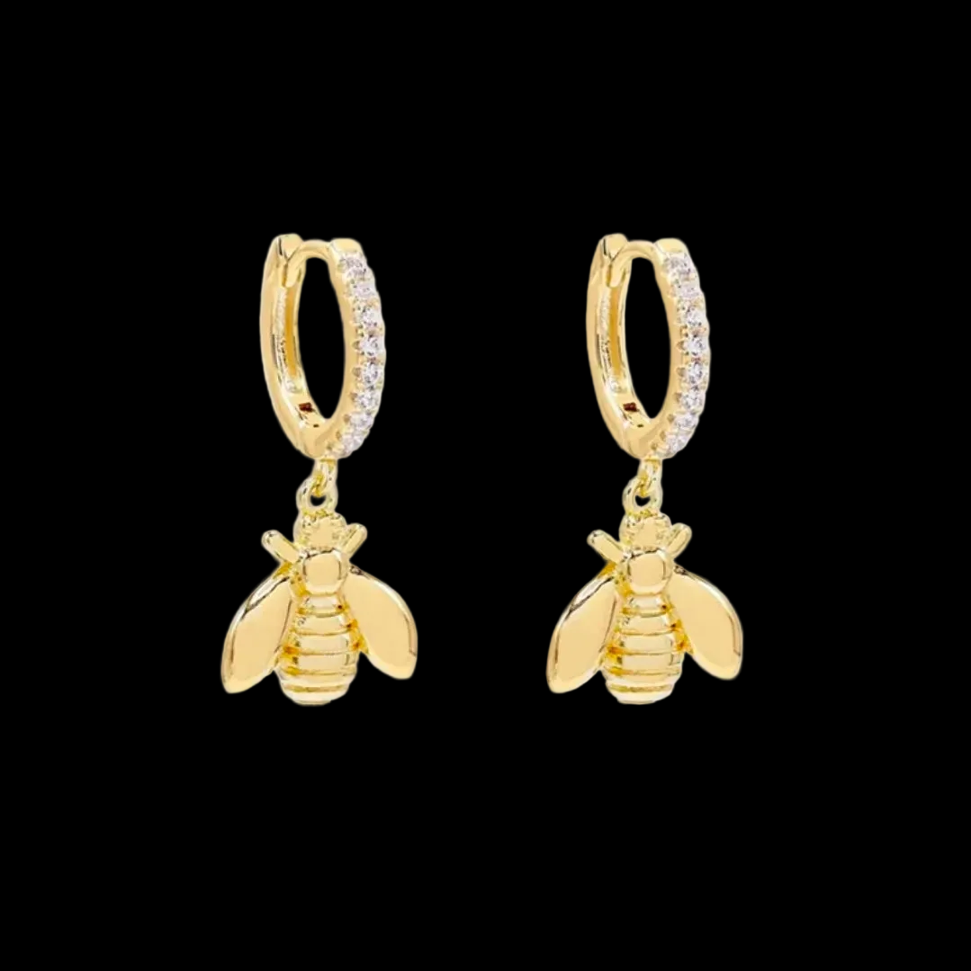 Zircon Drop Hoop Earrings Star 
Moon Cross Evil Eye Animal Gold Plated 
With Earring Post Fashion
