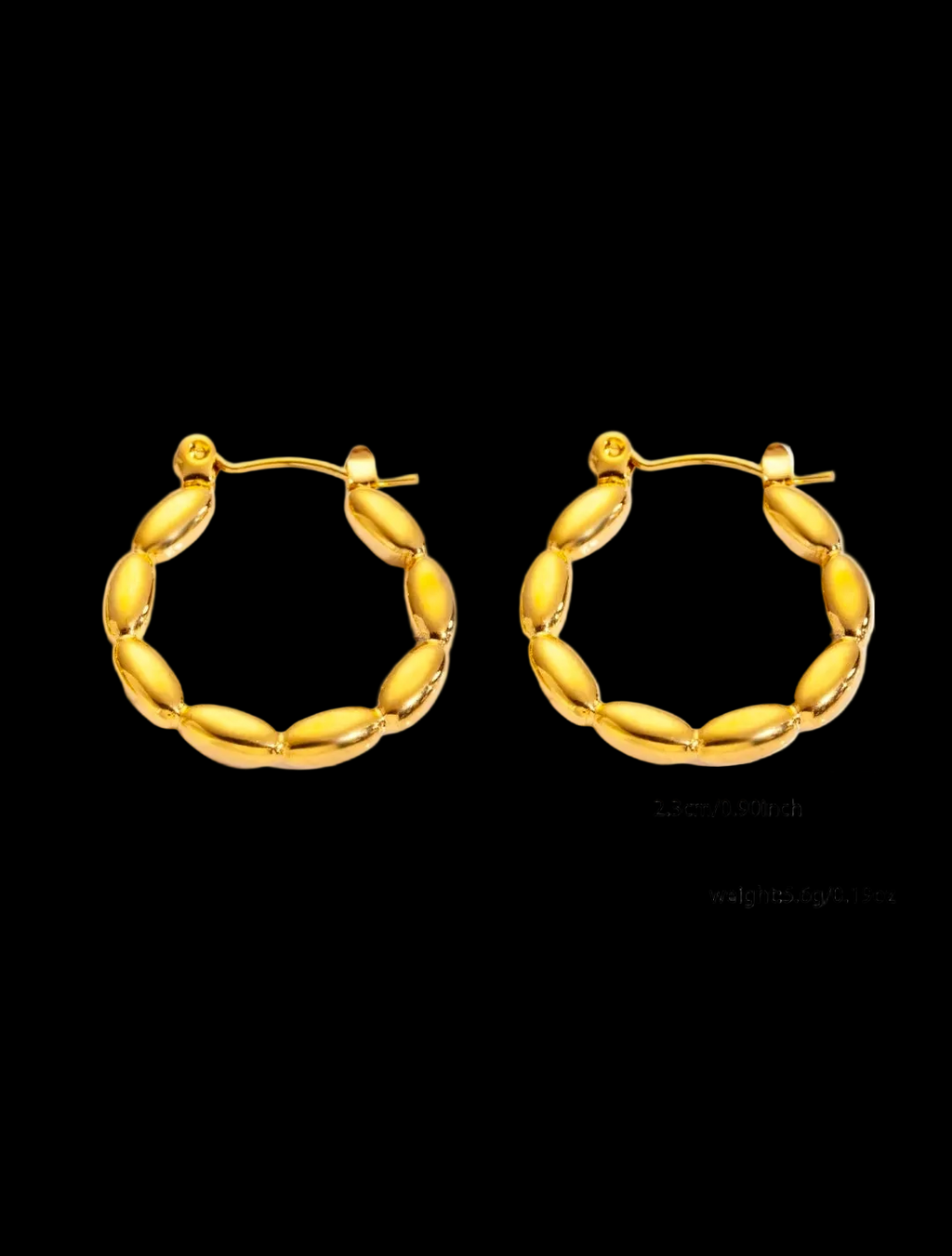 Silver Chain-Link Earrings