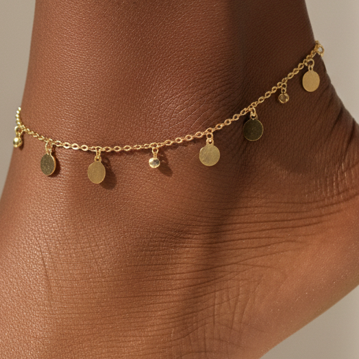Gold Anklet Gold Plated Jewelry