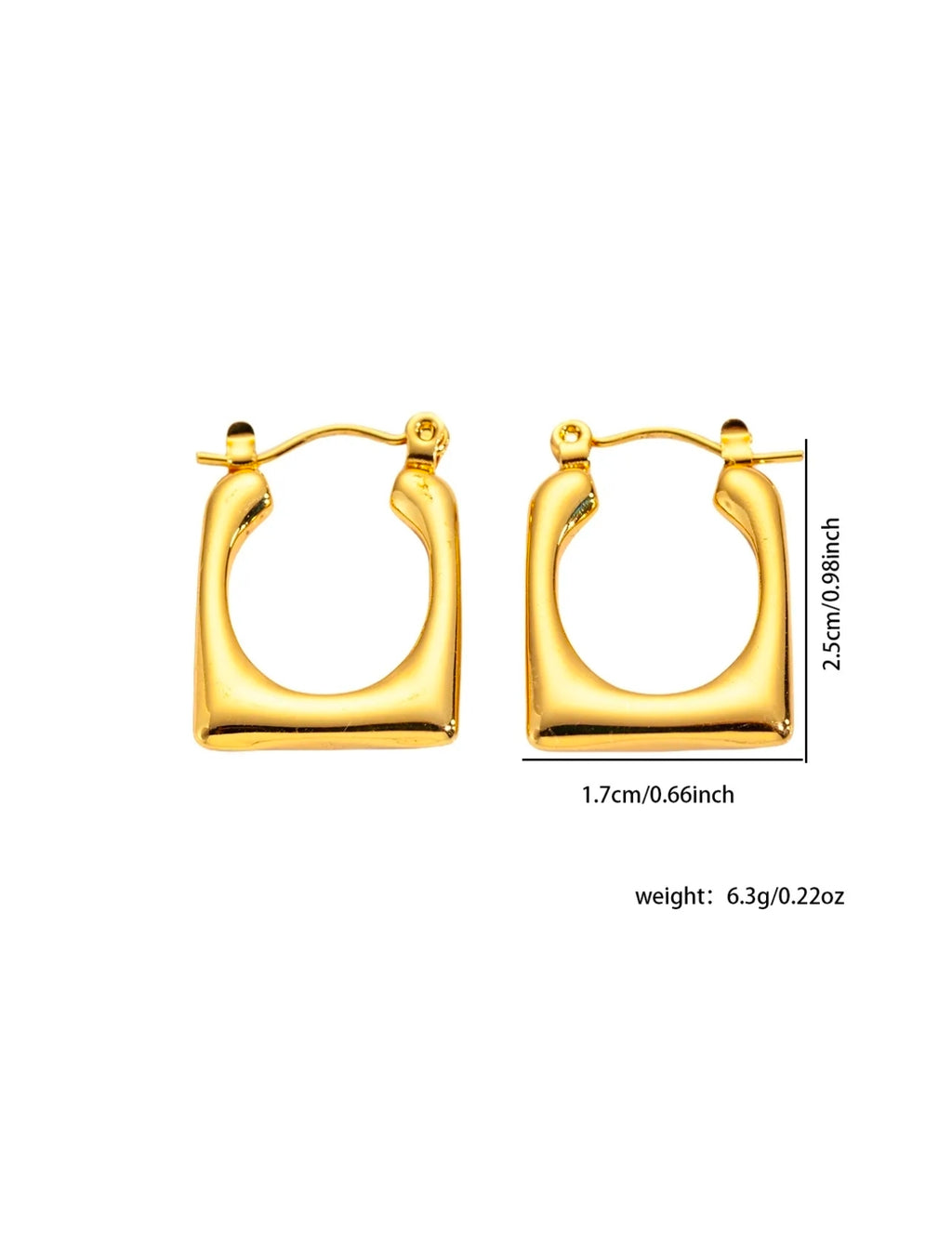 Silver Irregular Geometric Earrings