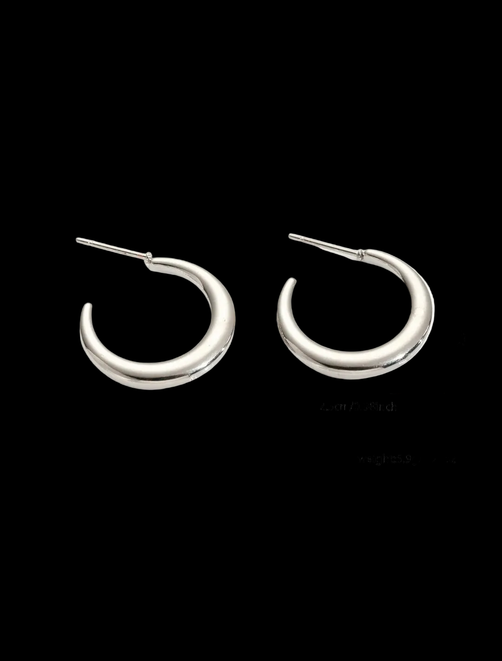 Gold Twisted Heart Earrings