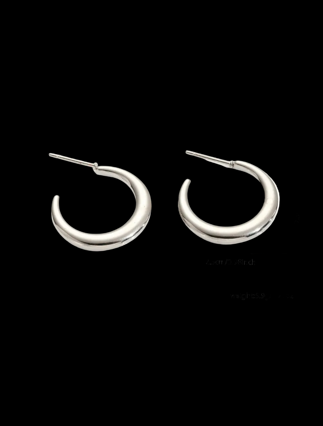 Gold Twisted Heart Earrings