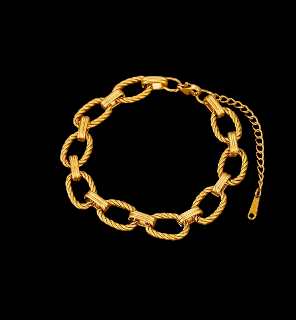 Titanium Steel 18K Gold Plated 
Bracelet For Women Fashion Luxury 
Stainless Steel Heart Butterfly Shell 
Rhinestone Charm Bracelet Jewelry Gift