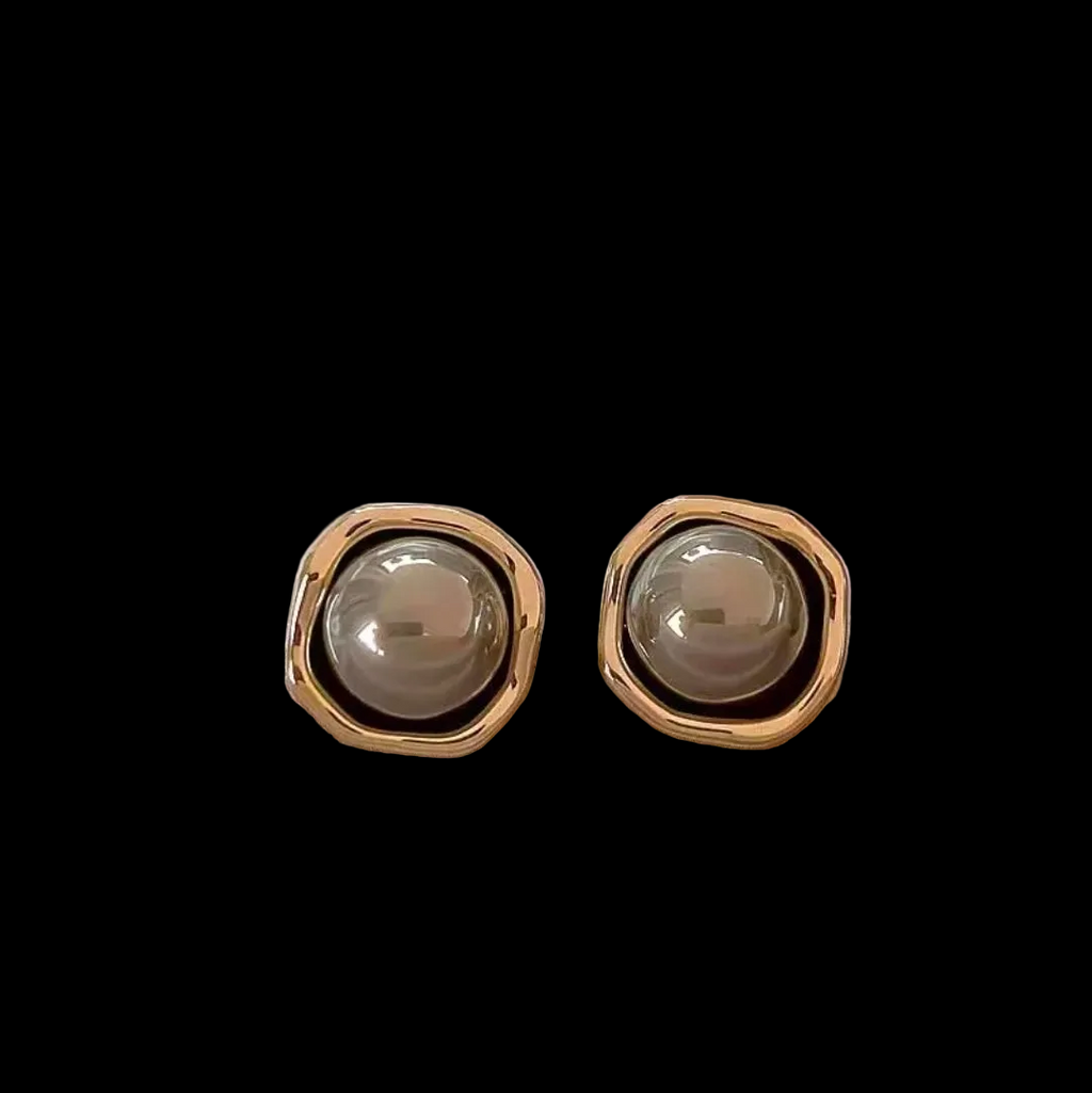 Alloy Rhinestone Artificial Pearl 
Earrings With 925 Sterling Silver Earring 
Post Elegant Butterfly Heart Geometric 
For Women