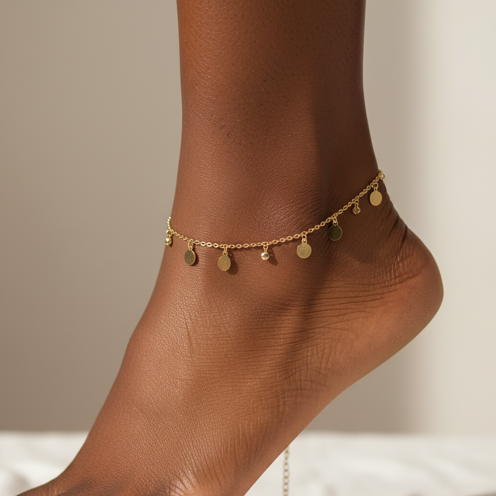 Gold Anklet Gold Plated Jewelry