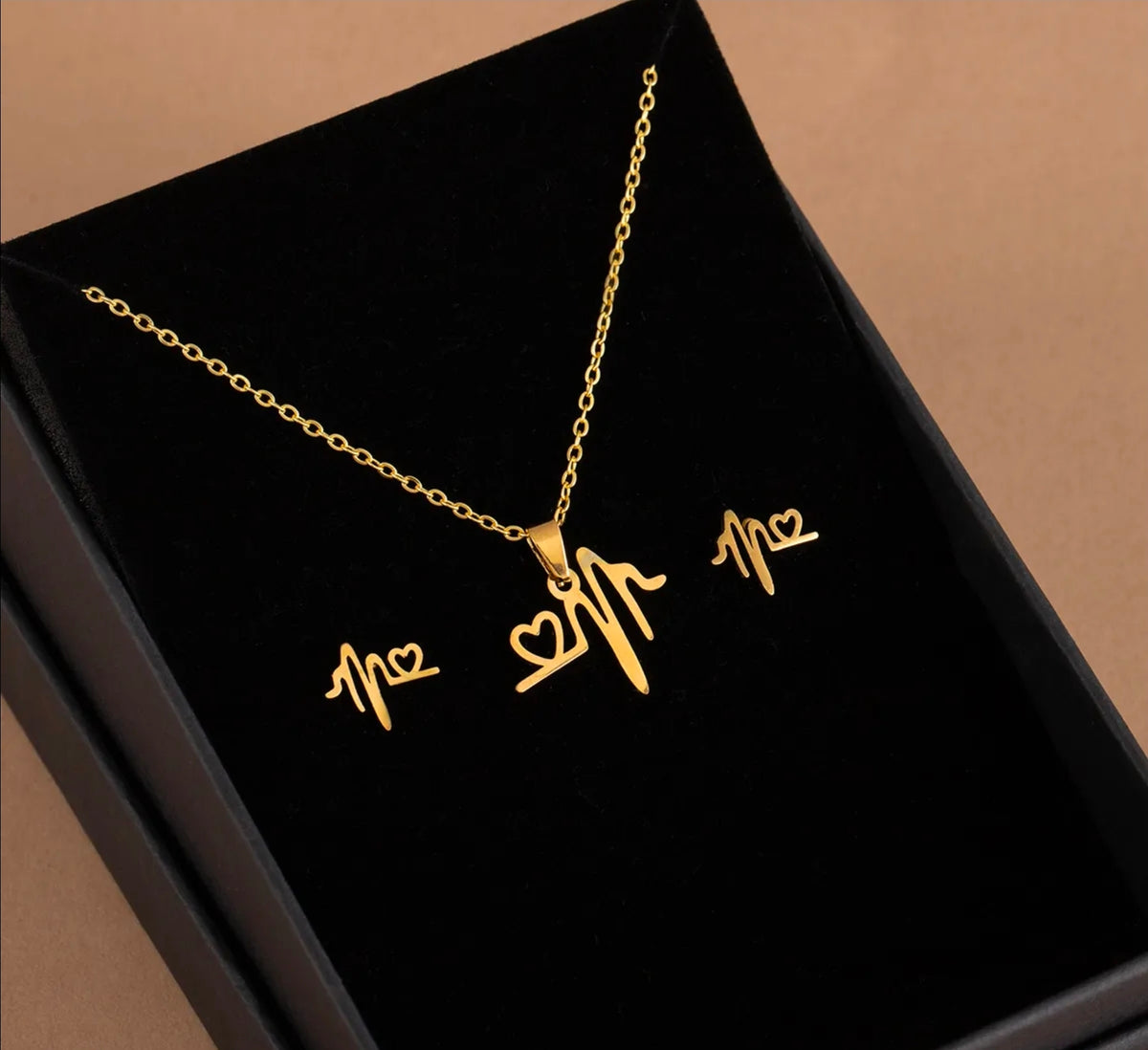 Heartbeat Heart Style 304 Stainless Steel Gift
