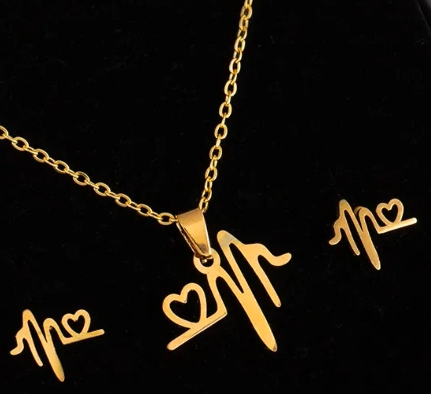 Heartbeat Heart Style 304 Stainless Steel Gift