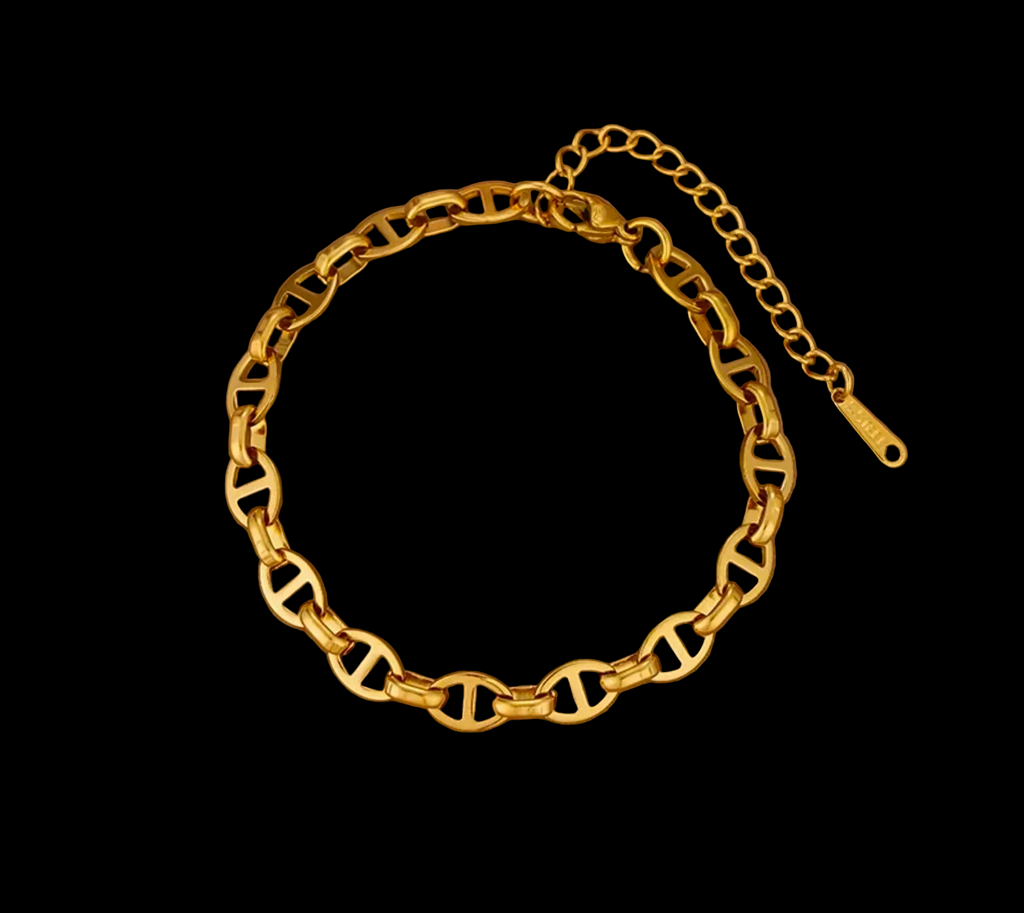 Titanium Steel 18K Gold Plated 
Bracelet For Women Fashion Luxury 
Stainless Steel Heart Butterfly Shell 
Rhinestone Charm Bracelet Jewelry Gift