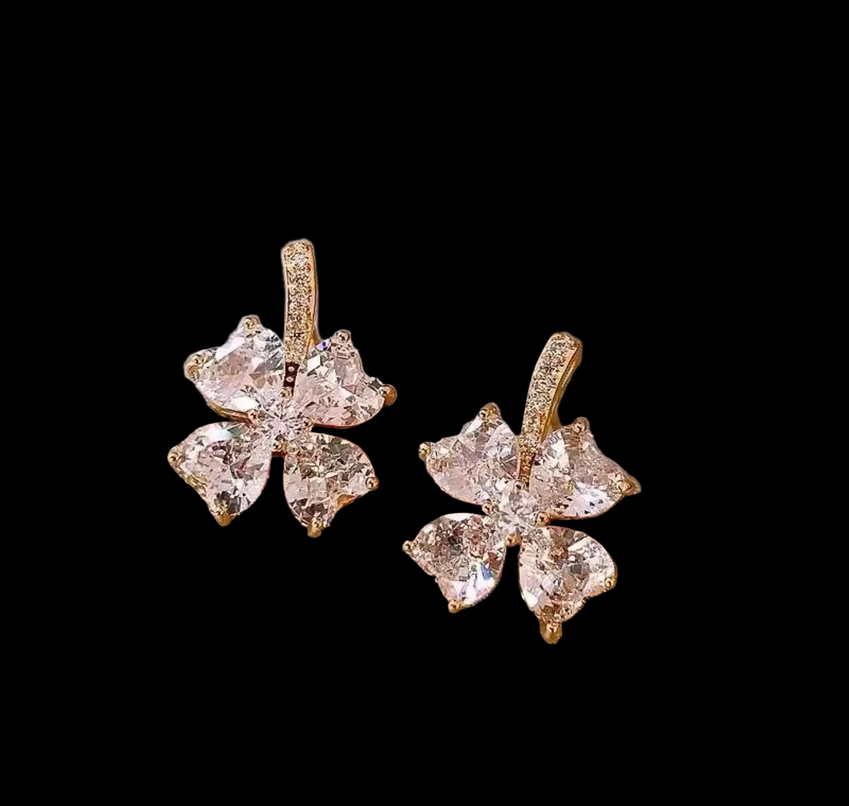 Alloy Rhinestone Artificial Pearl 
Earrings With 925 Sterling Silver Earring 
Post Elegant Butterfly Heart Geometric 
For Women