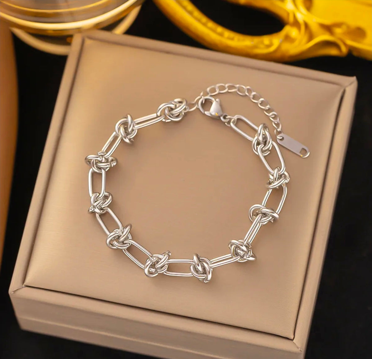 Titanium Steel 18K Gold Plated 
Bracelet For Women Fashion Luxury 
Stainless Steel Heart Butterfly Shell 
Rhinestone Charm Bracelet Jewelry Gift