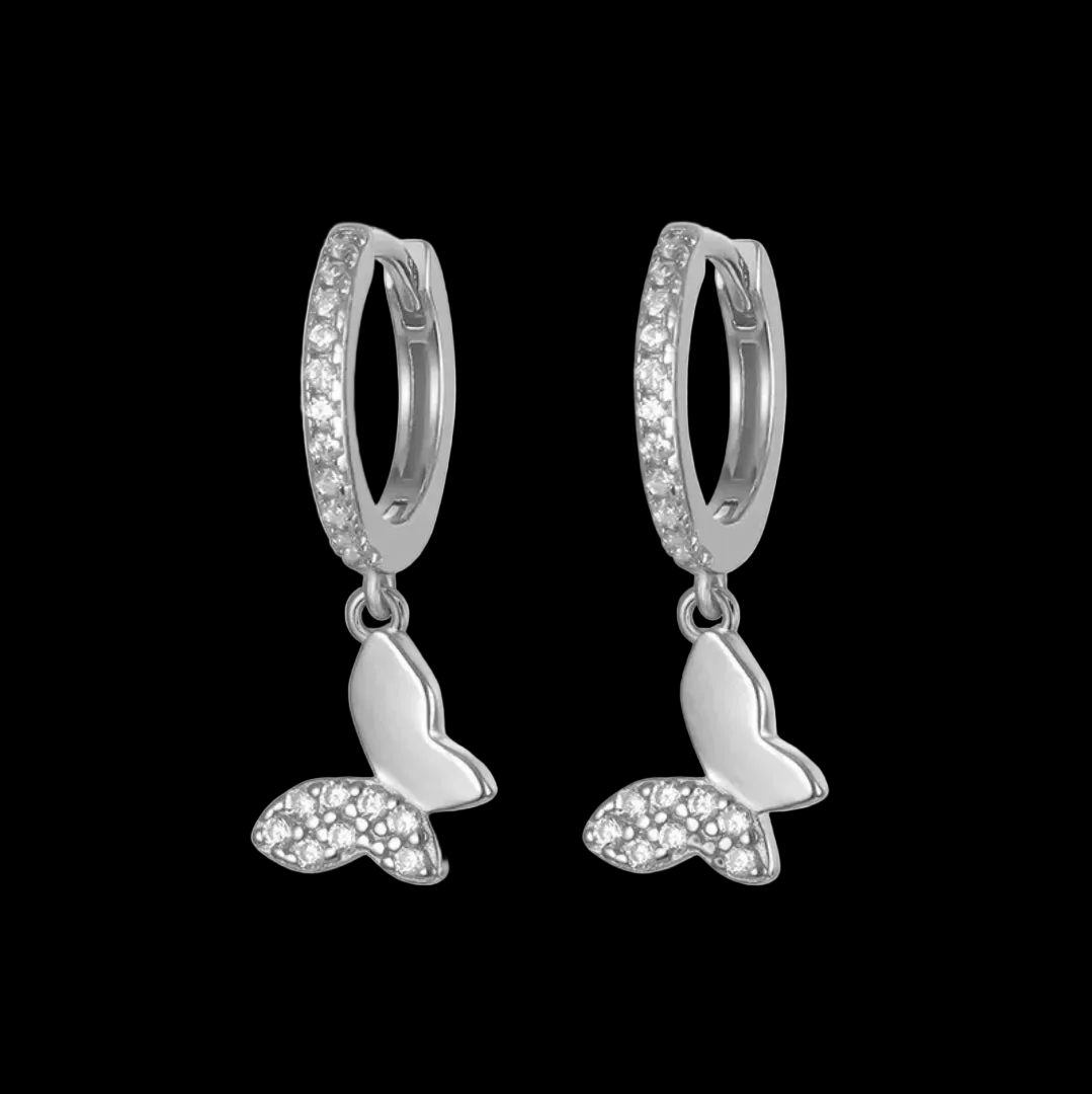 Zircon Drop Hoop Earrings Star 
Moon Cross Evil Eye Animal Gold Plated 
With Earring Post Fashion