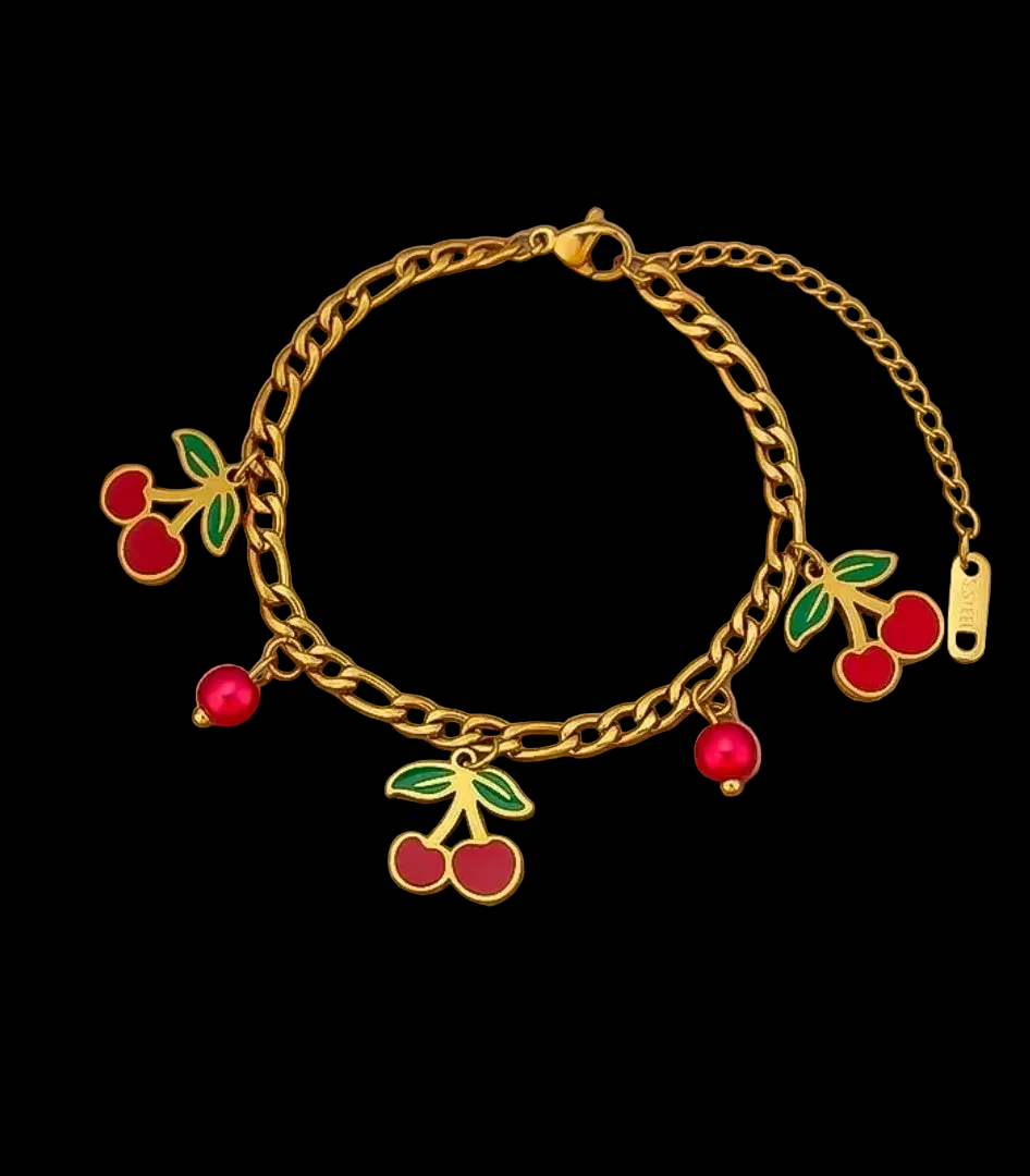 Titanium Steel 18K Gold Plated 
Bracelet For Women Fashion Luxury 
Stainless Steel Heart Butterfly Shell 
Rhinestone Charm Bracelet Jewelry Gif